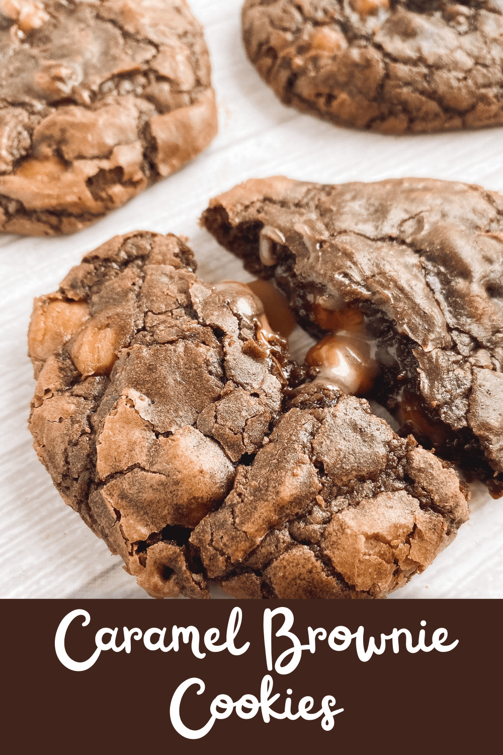 Chocolate Caramel Brownie Cookies Simply Scrumptious