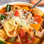 vegetable tortellini soup