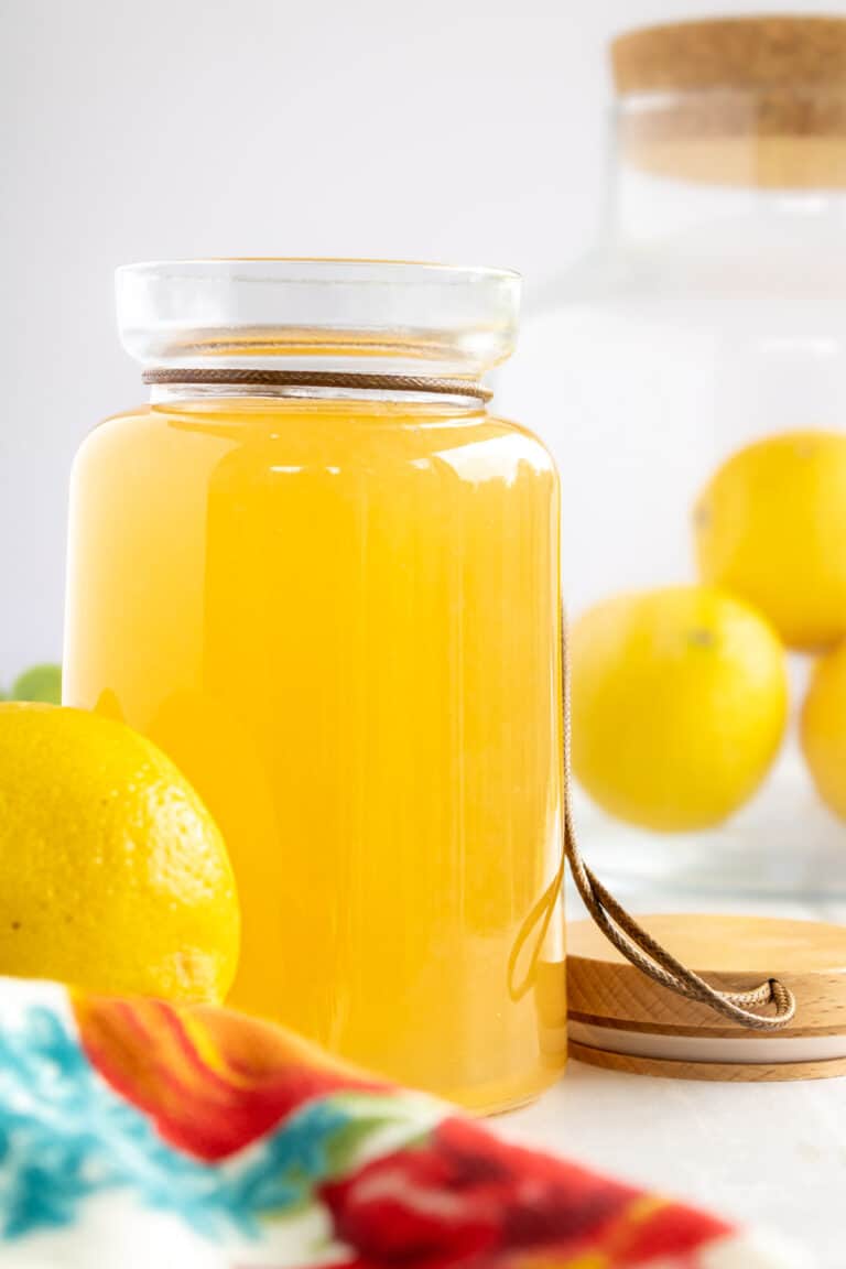 Lemon Simple Syrup - Simply Scrumptious Eats