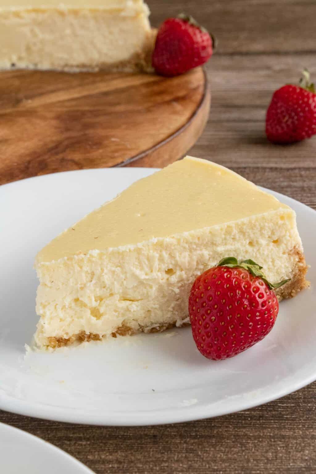 Cheesecake Classic Recipe Simply Scrumptious Eats Cheesecake Tall 2 1024x1536