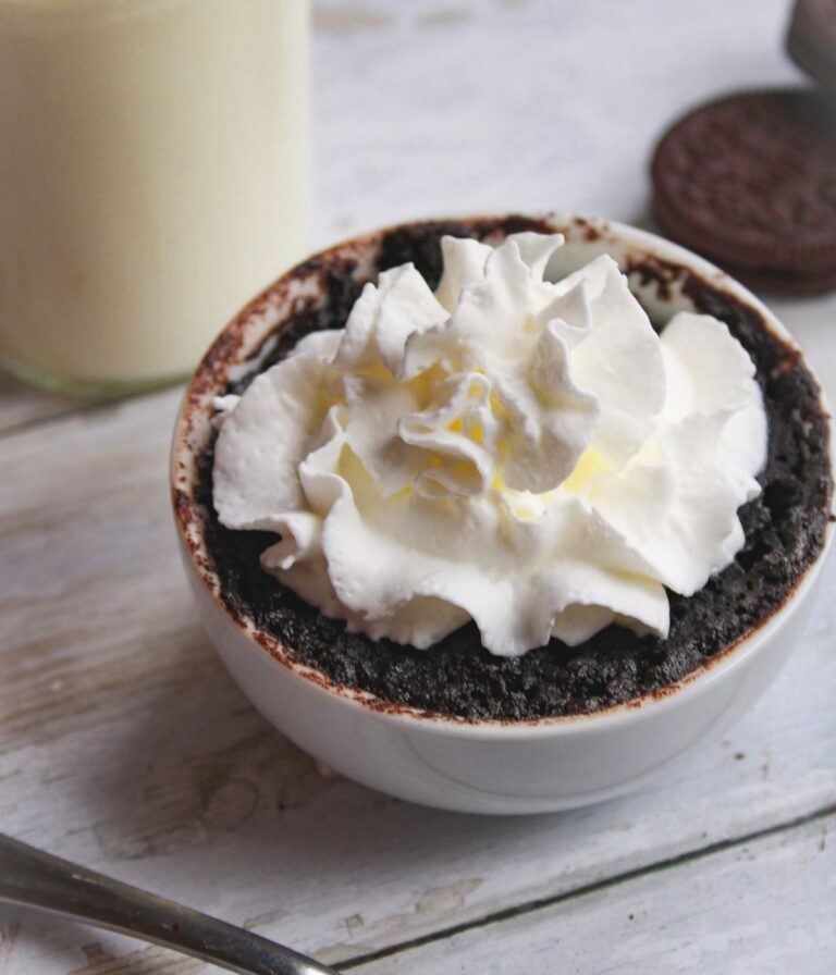 Oreo Mug Cake Recipe Simply Scrumptious Eats