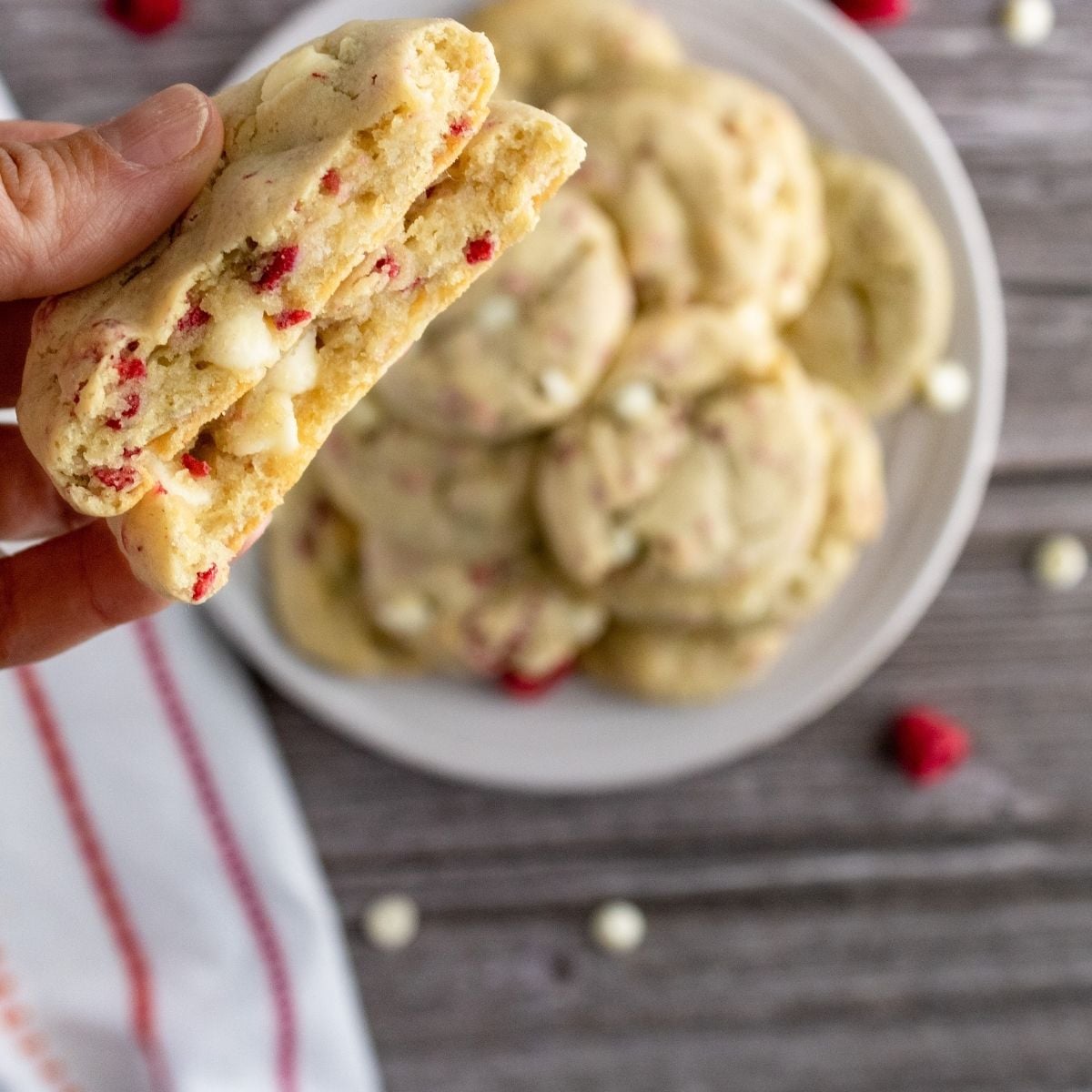Raspberry Cheesecake Cookies - Simply Scrumptious Eats