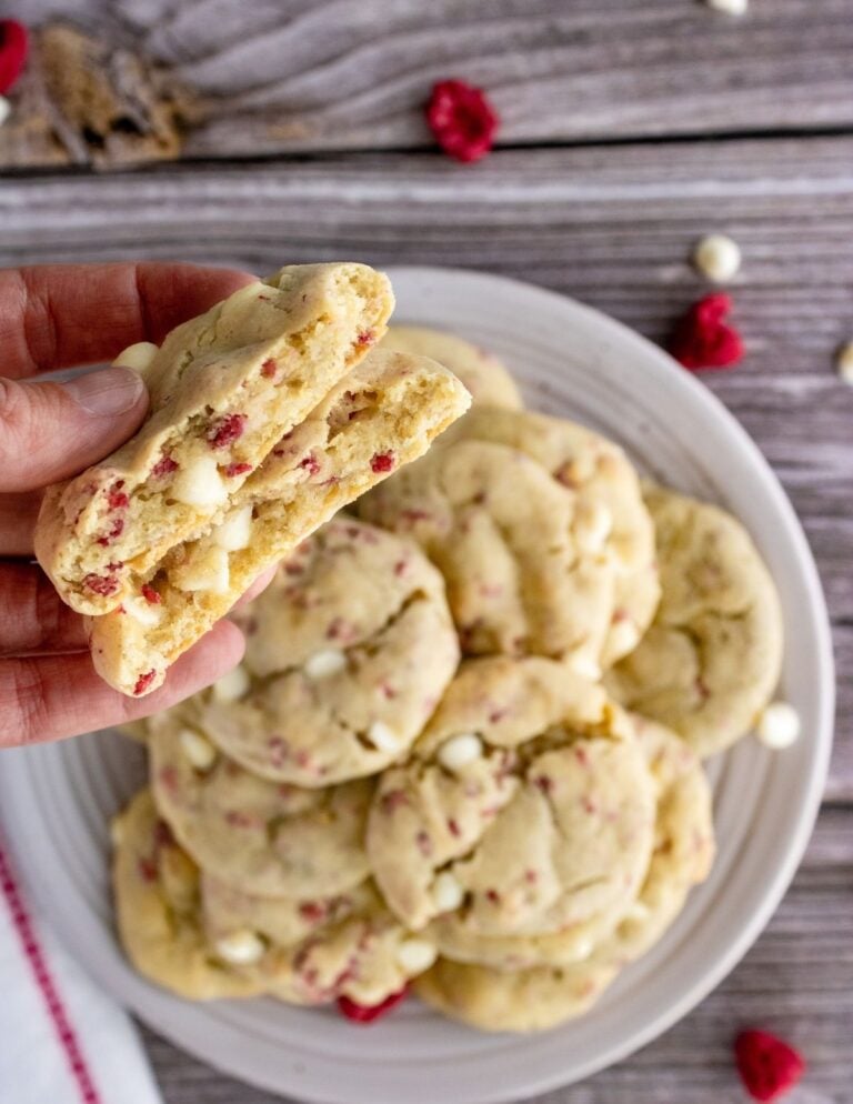 Raspberry Cheesecake Cookies - Simply Scrumptious Eats