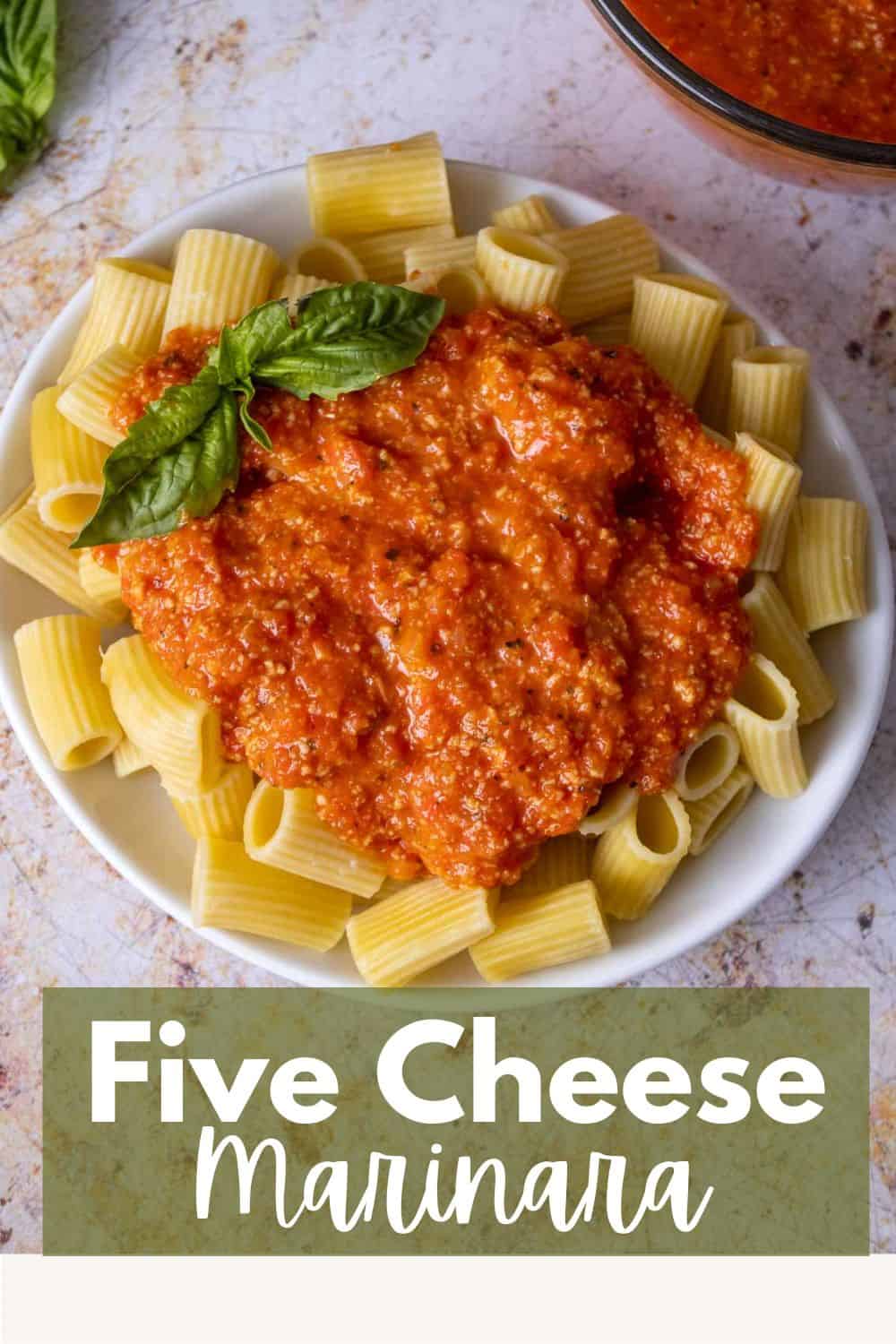 Five Cheese Marinara Simply Scrumptious Eats