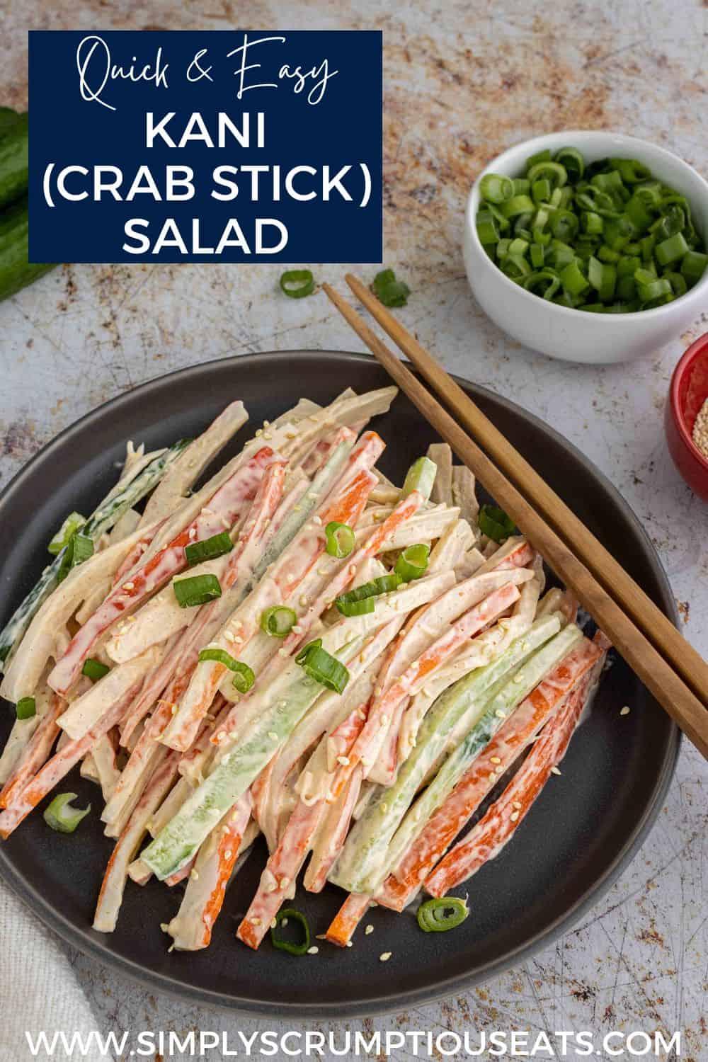 Kani Salad (Crab Stick Salad) Simply Scrumptious Eats