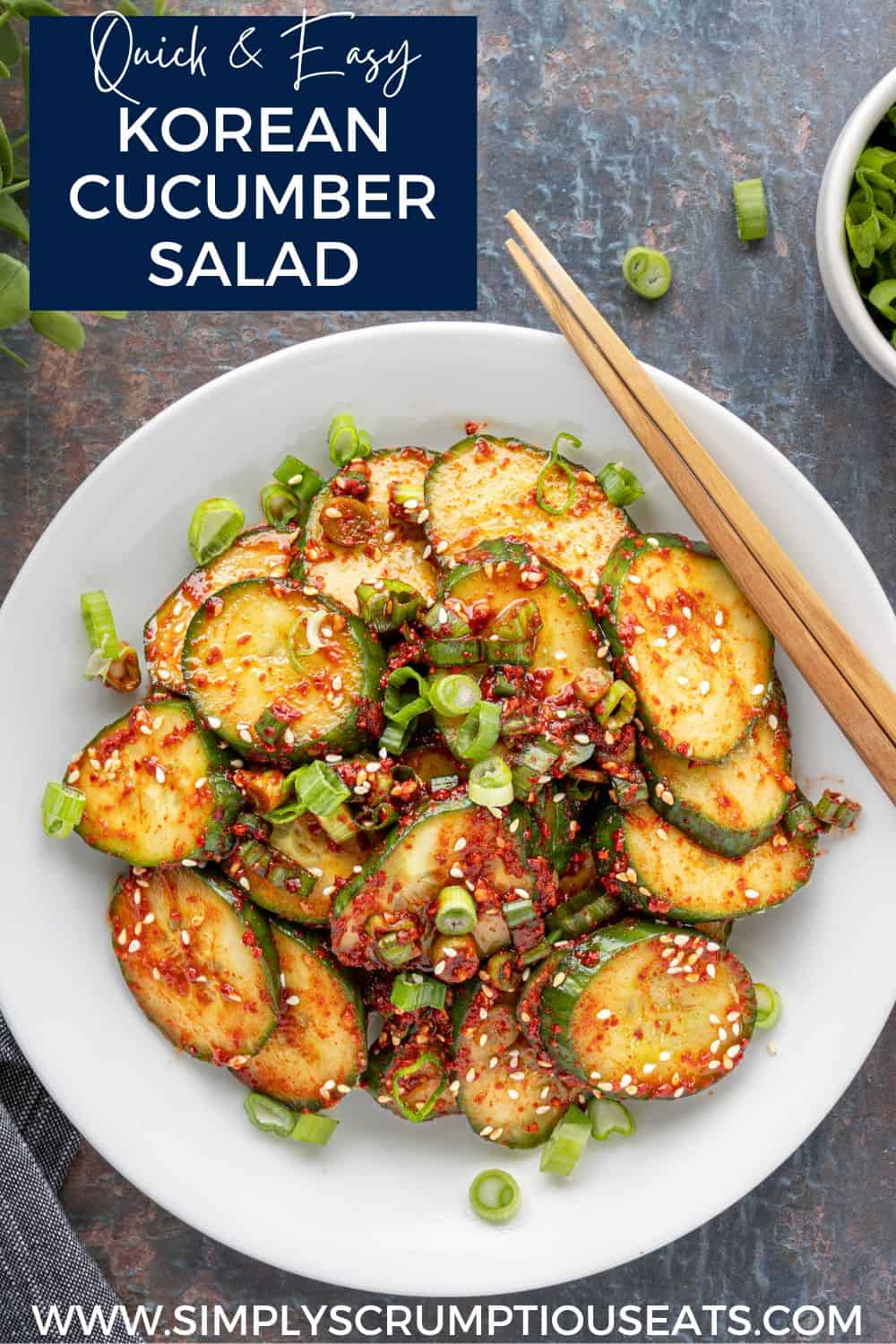 Easy korean cucumber salad oi muchim simply scrumptious eats