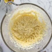 creamed sugar butter and lemon juice.