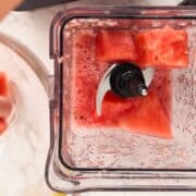 watermelon in a blender