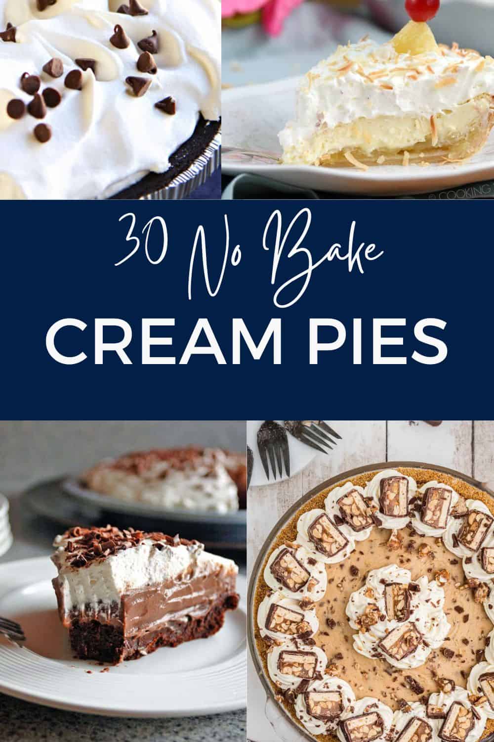 30 Easy Cream Pies - Simply Scrumptious Eats