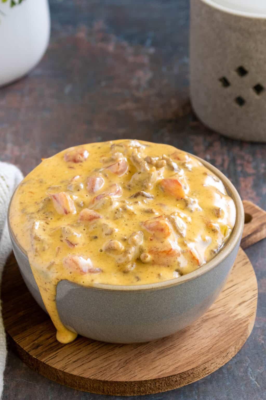 Rotel Cooked Rotel Dip - Simply Scrumptious Eats