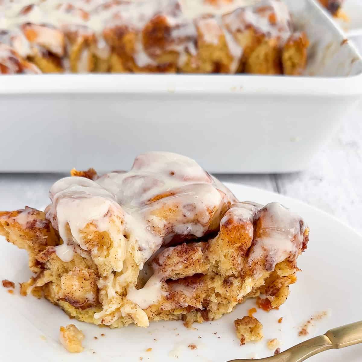 Cinnamon Roll Casserole - Simply Scrumptious Eats