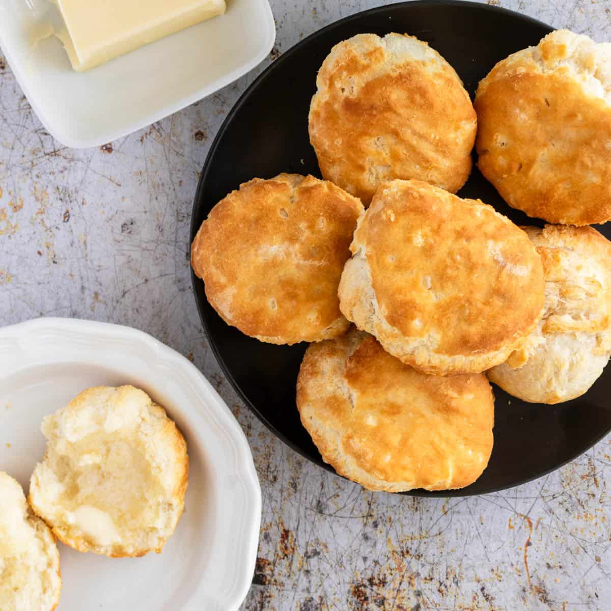 Air Fryer Frozen Biscuits [simplyscrumptiouseats.com]