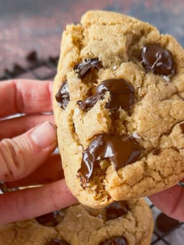 Small batch chocolate chip cookies.