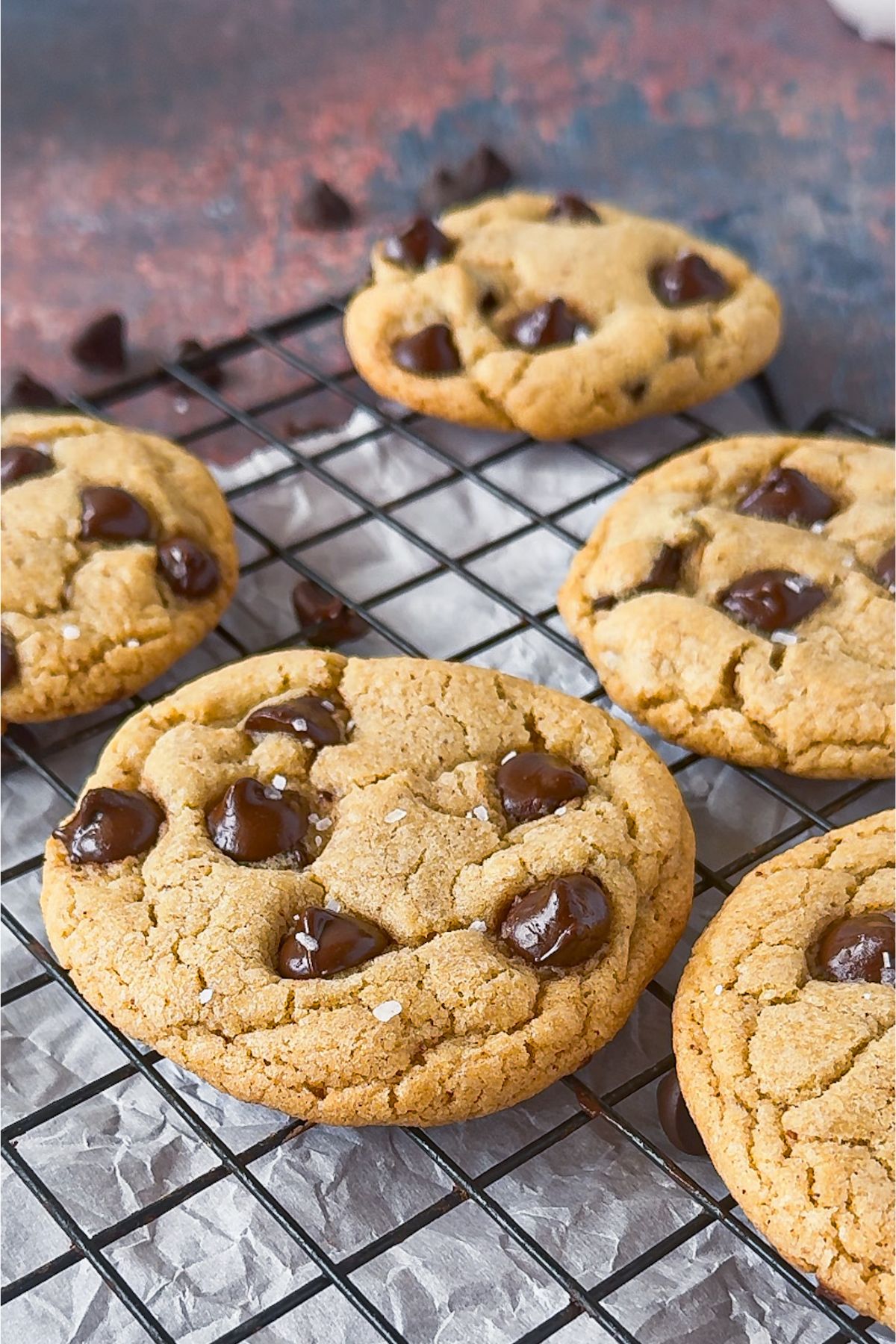 Small batch chocolate chip cookies.