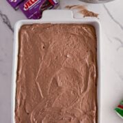 Letting the pudding set.