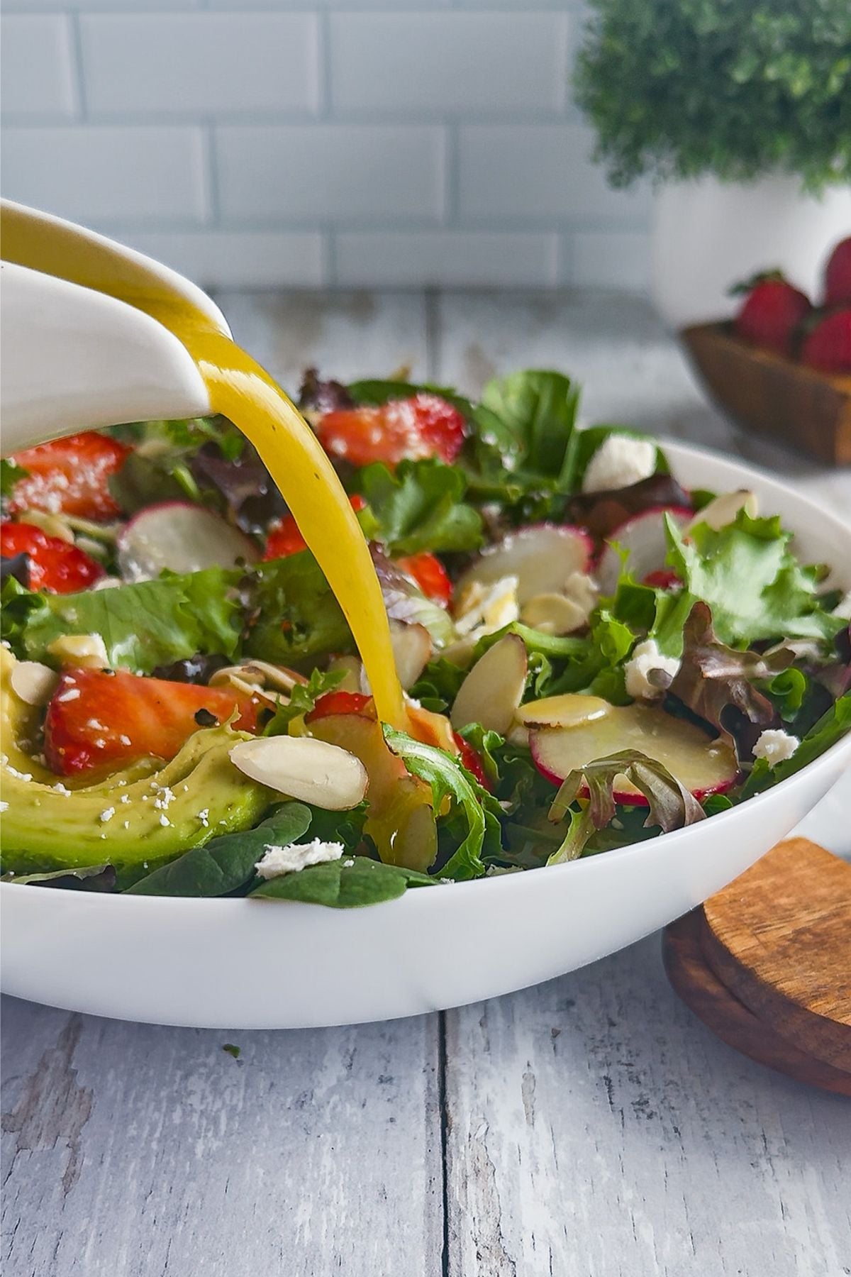 Easter salad in a bowl.