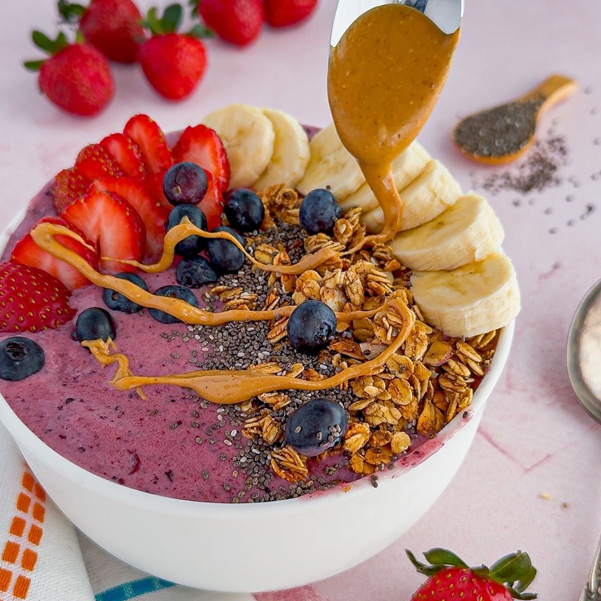 Topping extra tasty ingredients.