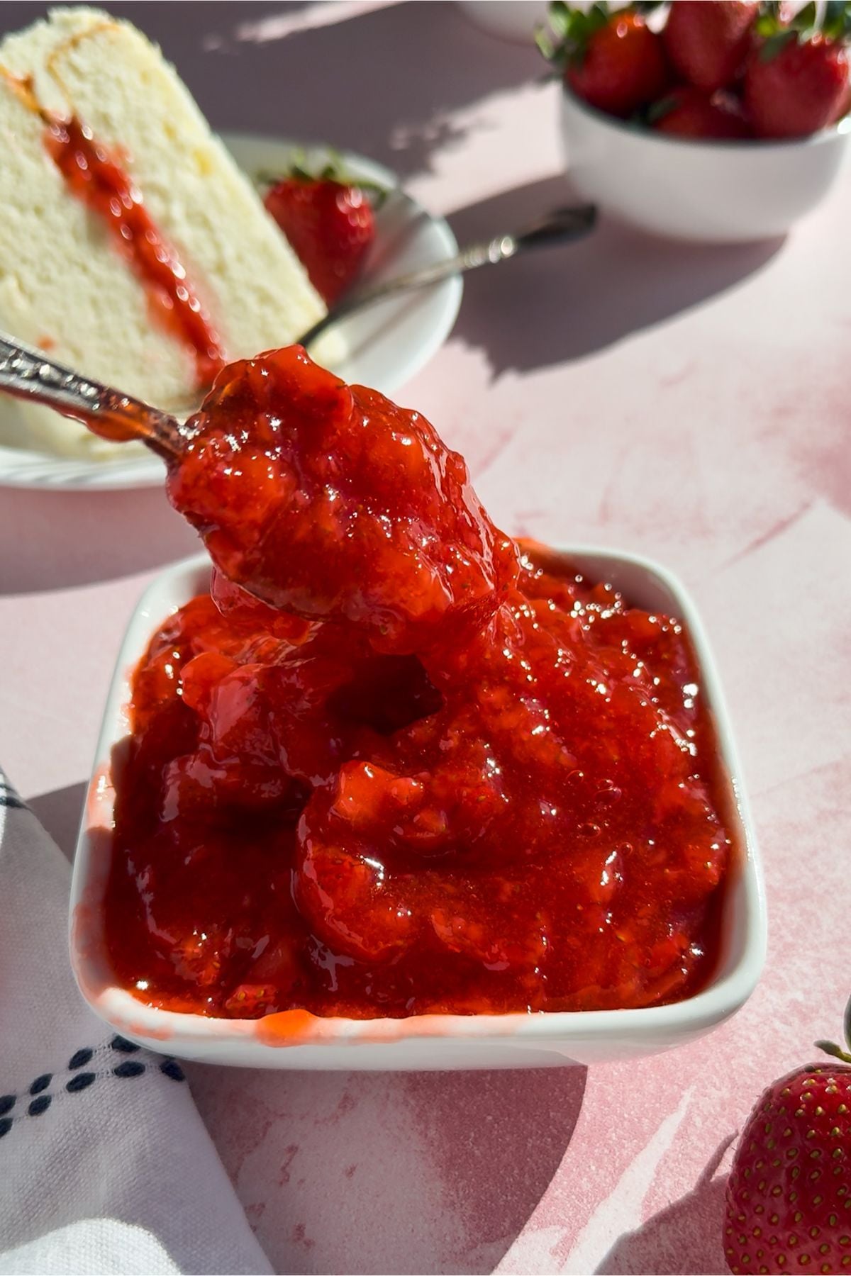 Strawberry Filling for cake.