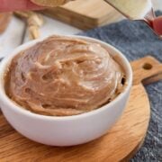 Bowl of Texas Roadhouse Butter.